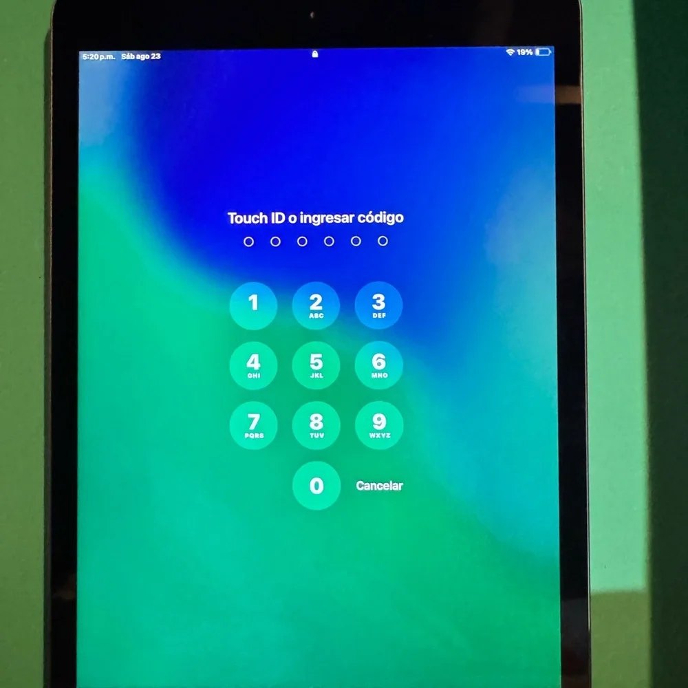 Black Tablet with Touch ID